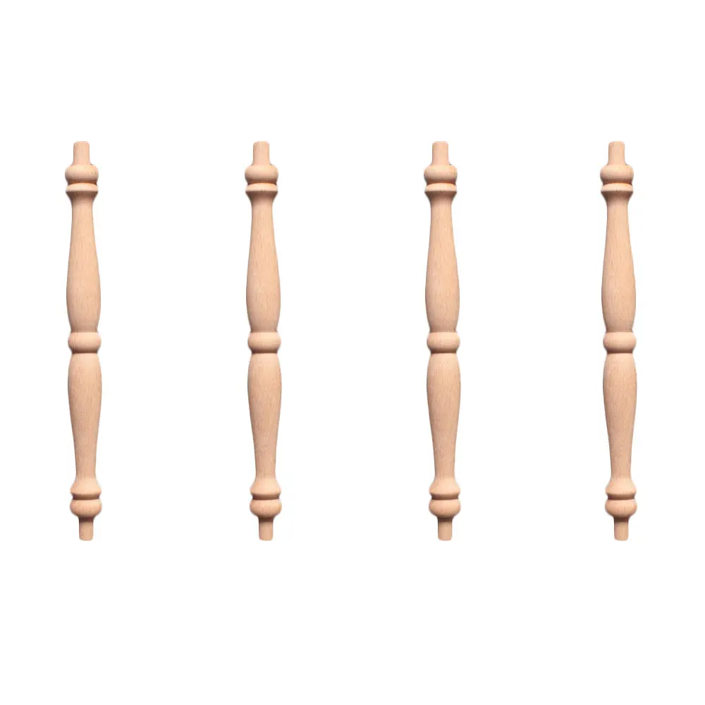 4 шт. неокрашенные длинные декоративные деревянные Аппликации фотообои для