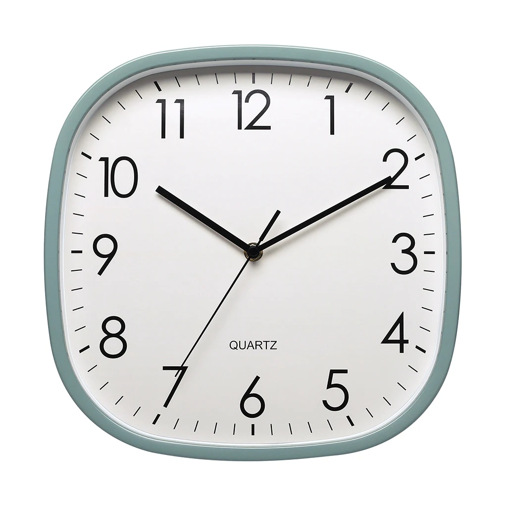 

Цифровые настенные часы для спальни, гостиной, домашние бесшумные часы для гостиной, квадратные пластиковые настольные Подвесные часы двойного назначения