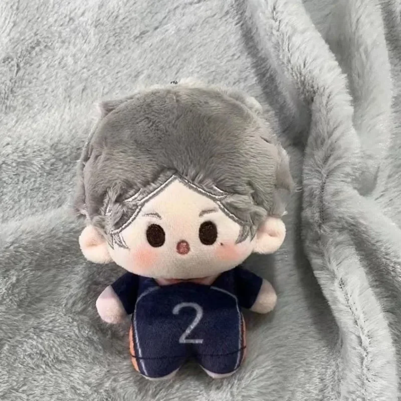 

10cm Anime Haikyuu!! Cosplay Sugawara Koushi Cartoon Adorable Kawayi Doll and Clothing Plush Dolls Knapsack Pendant Student Gift