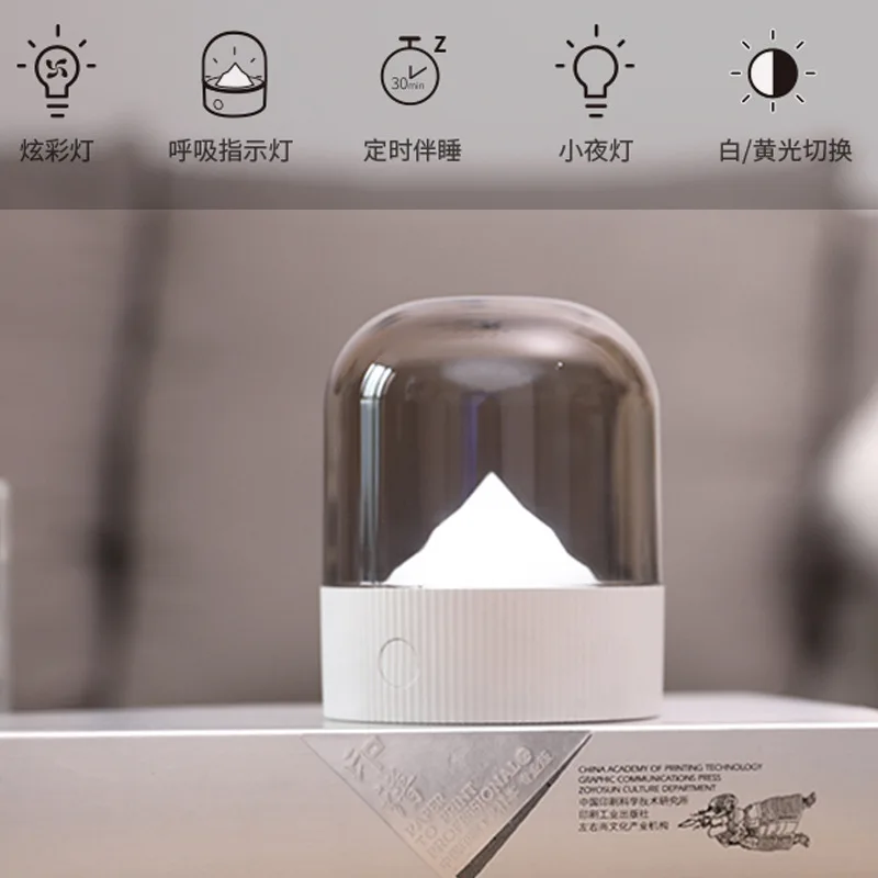 

New creative M2 nostalgic retro nightlight bedroom bedside table lamp USB charging timed breathing with night light.
