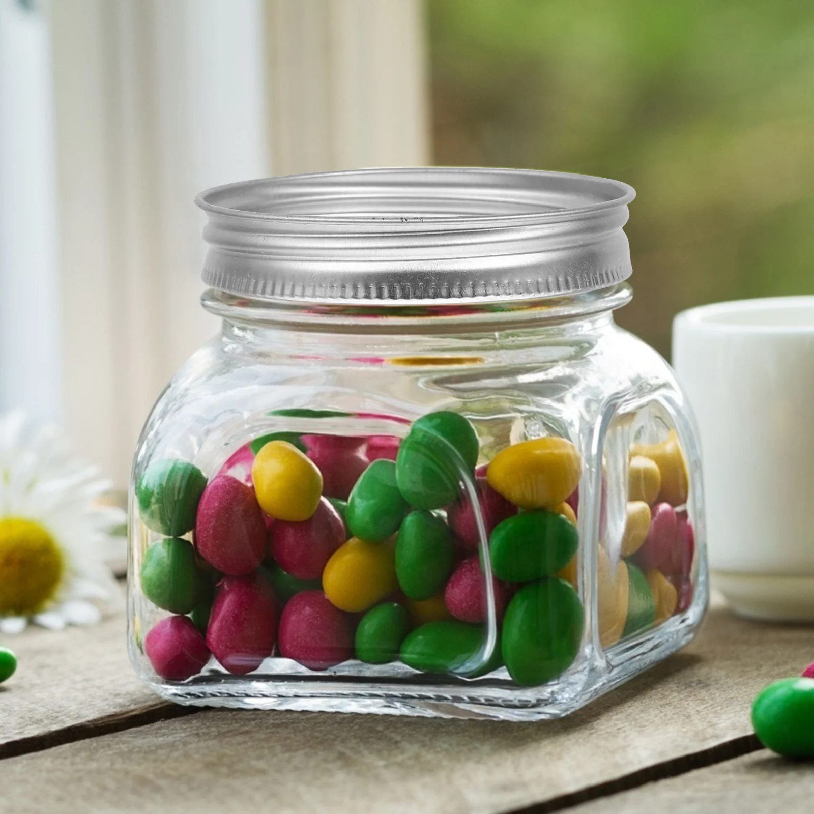 24 шт. крышки для банок Mason практичная разделенная крышка кольцевая лента