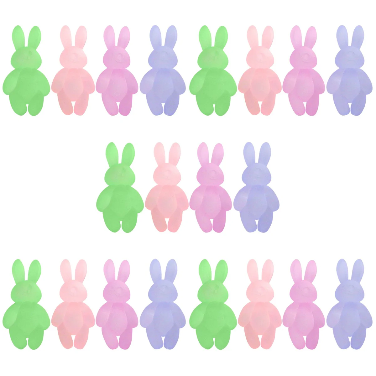 

20 Pcs Party Party Favors Wedding Bunny Party Supplies Fairy Figurines For Kids Miniature Animals for Gift Decoration Kids