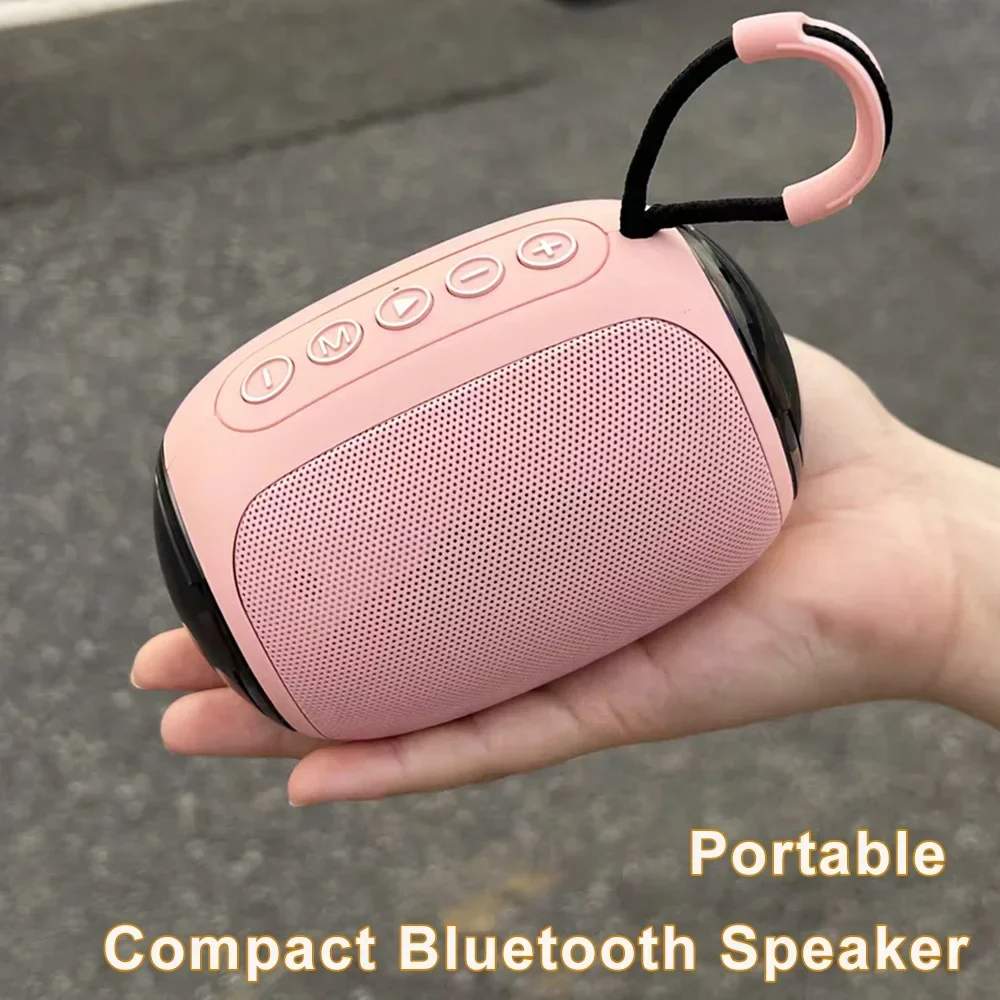 Фото Мини-сабвуфер Pop, Bluetooth-динамик, двойная басовая диафрагма, поддержка качества звука, поддержка TF-карты, USB Aux TWS, портативный беспроводной звук №2