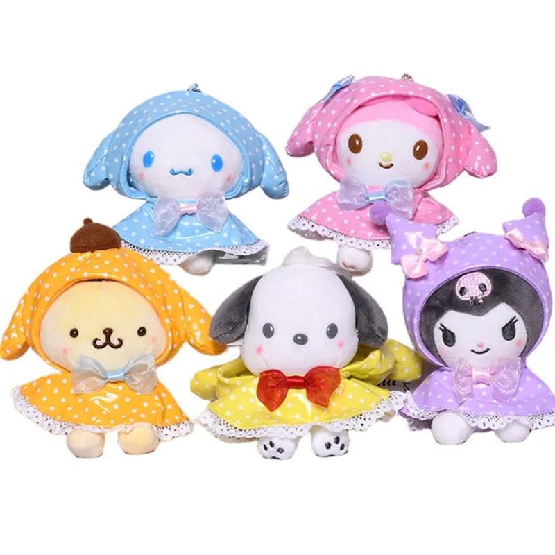 

Мультяшный дождевик, брелок kuromi Cinnamoroll, помпон, пурин, мимелоди, почтовый кулон