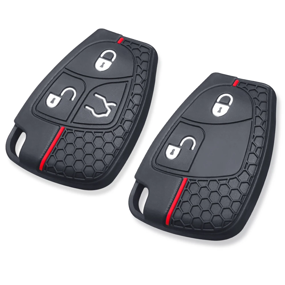3 Button Car Key Case Cover for Mercedes Benz
