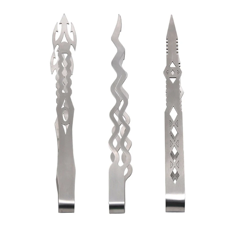 

25cm/30cm Long Metal Hookah Clip Shisha Hookah Tongs Metal Charcoal Clips Holder Accessories Smoking Tools
