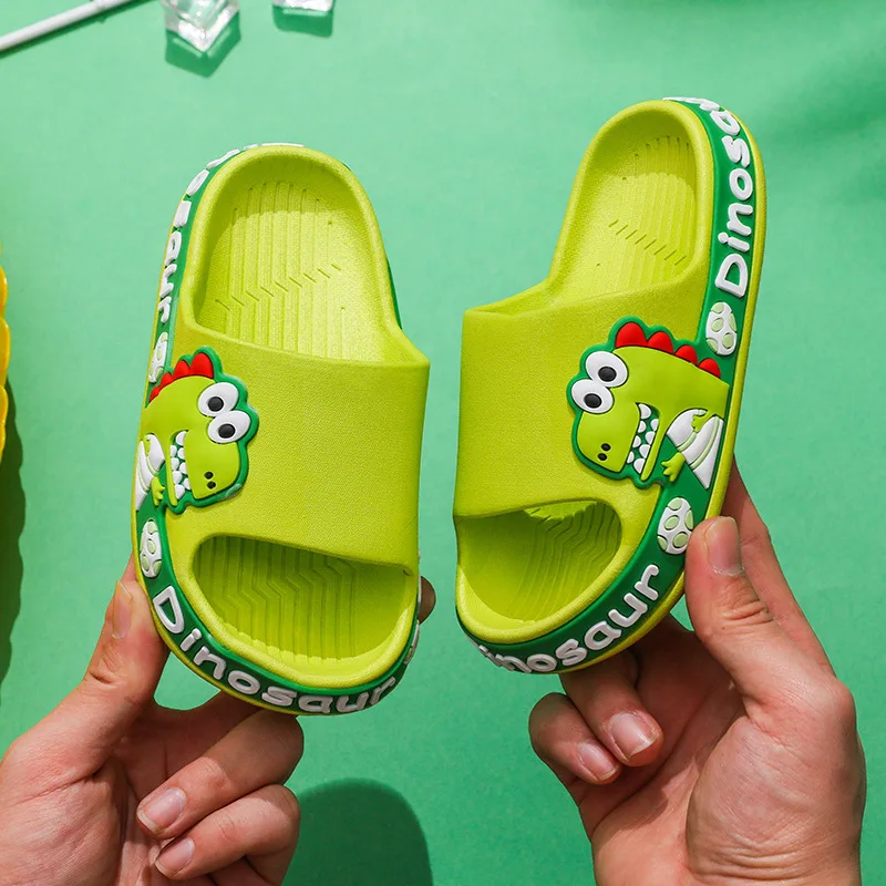 

Cartoon Kids Slippers for Boys Summer Beach Indoor Baby Slippers Cute Girl Shoes Home Soft Non-Slip Children Slippers