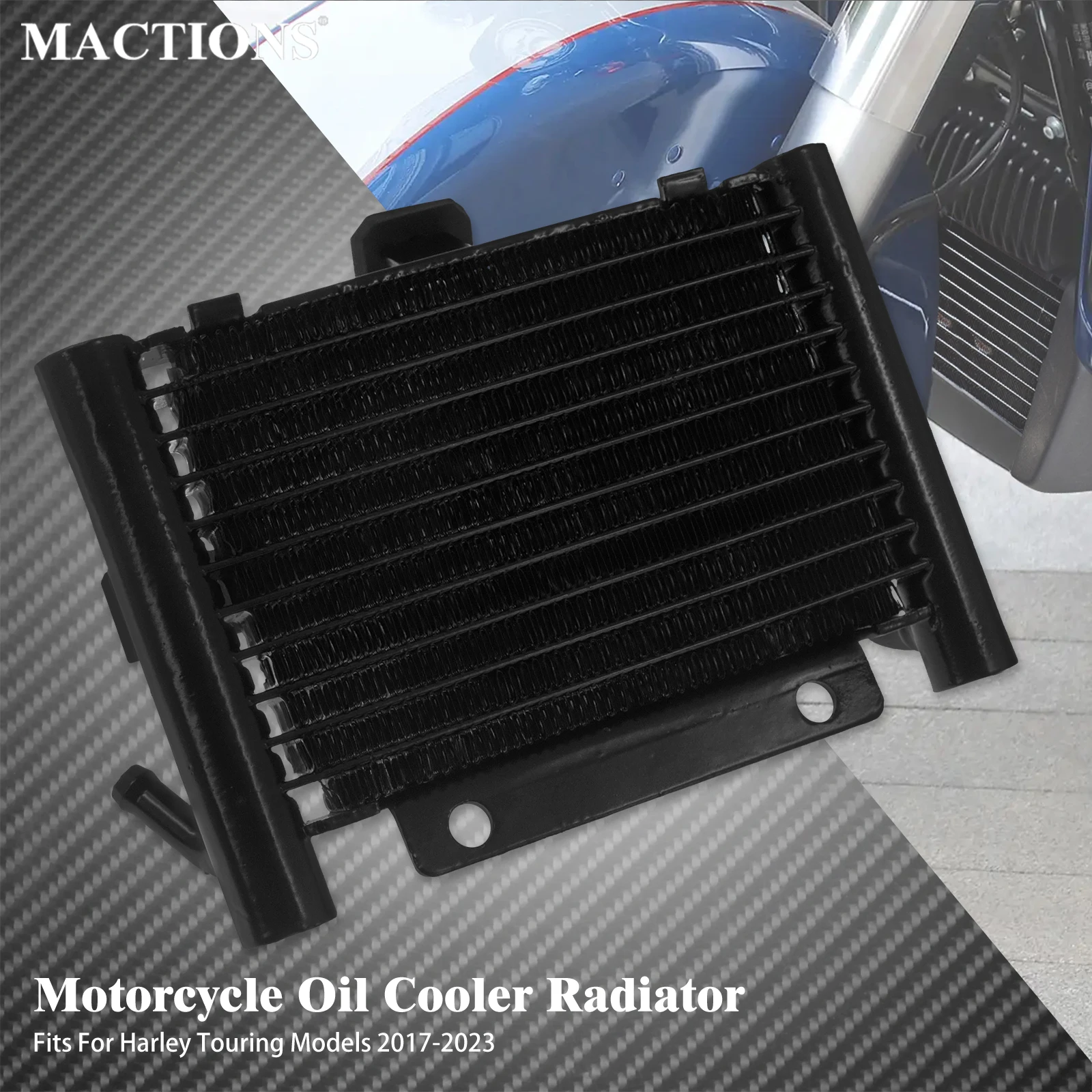 

Мотоциклетный масляный радиатор, бак для воды, охлаждающая крышка для Harley Touring Tri Electra Street Glide Road King FLTRX FLHR 17-2023