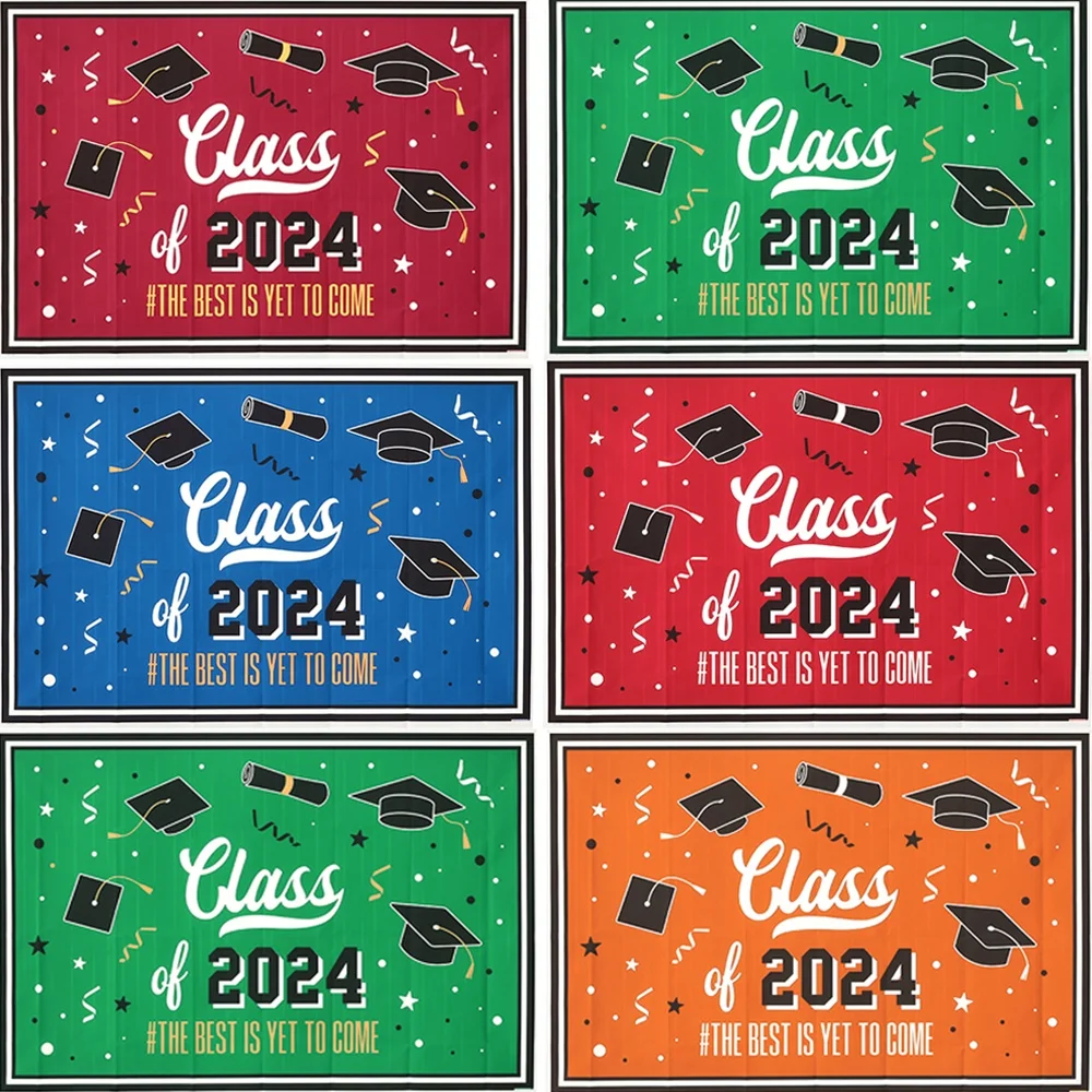 Фон для счастливого выпускного вечера класс 20224 поздравительный фон фотосъемки с