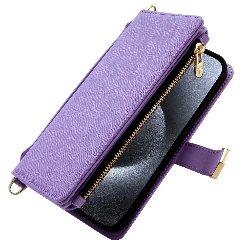 Мульти-чехол-кошелек на молнии для Motorola Moto E40 E32 E30 E22 E20 E13 кожаная сумка-мессенджер