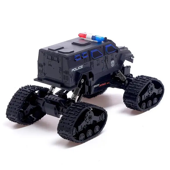 Джип радиоуправляемый Гусеничный вездеход 1:15 полный привод 4WD работает от