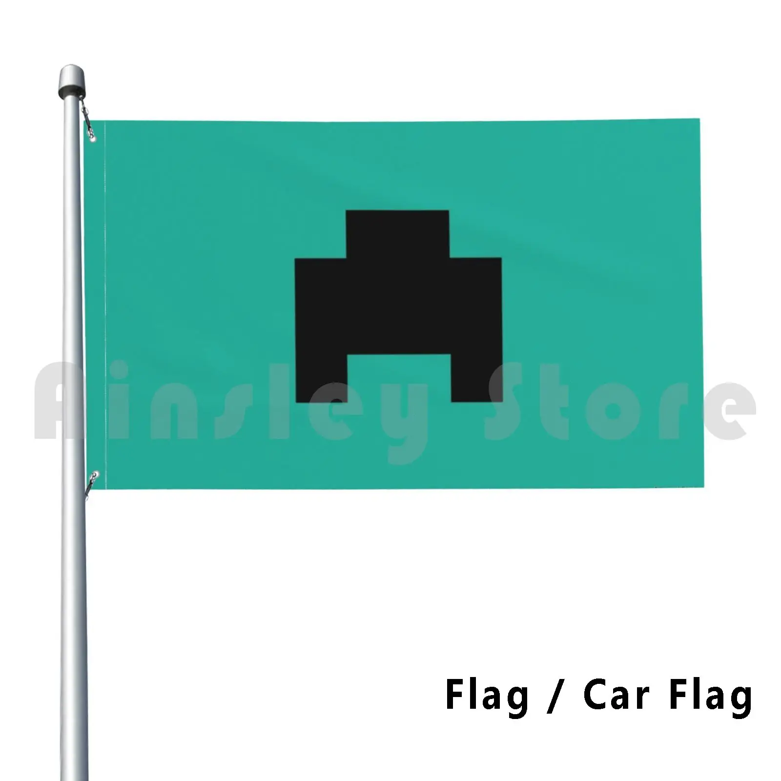 

Aqua Outdoor Decor Flag Car Flag Mouth Mobs Green Charged Blue