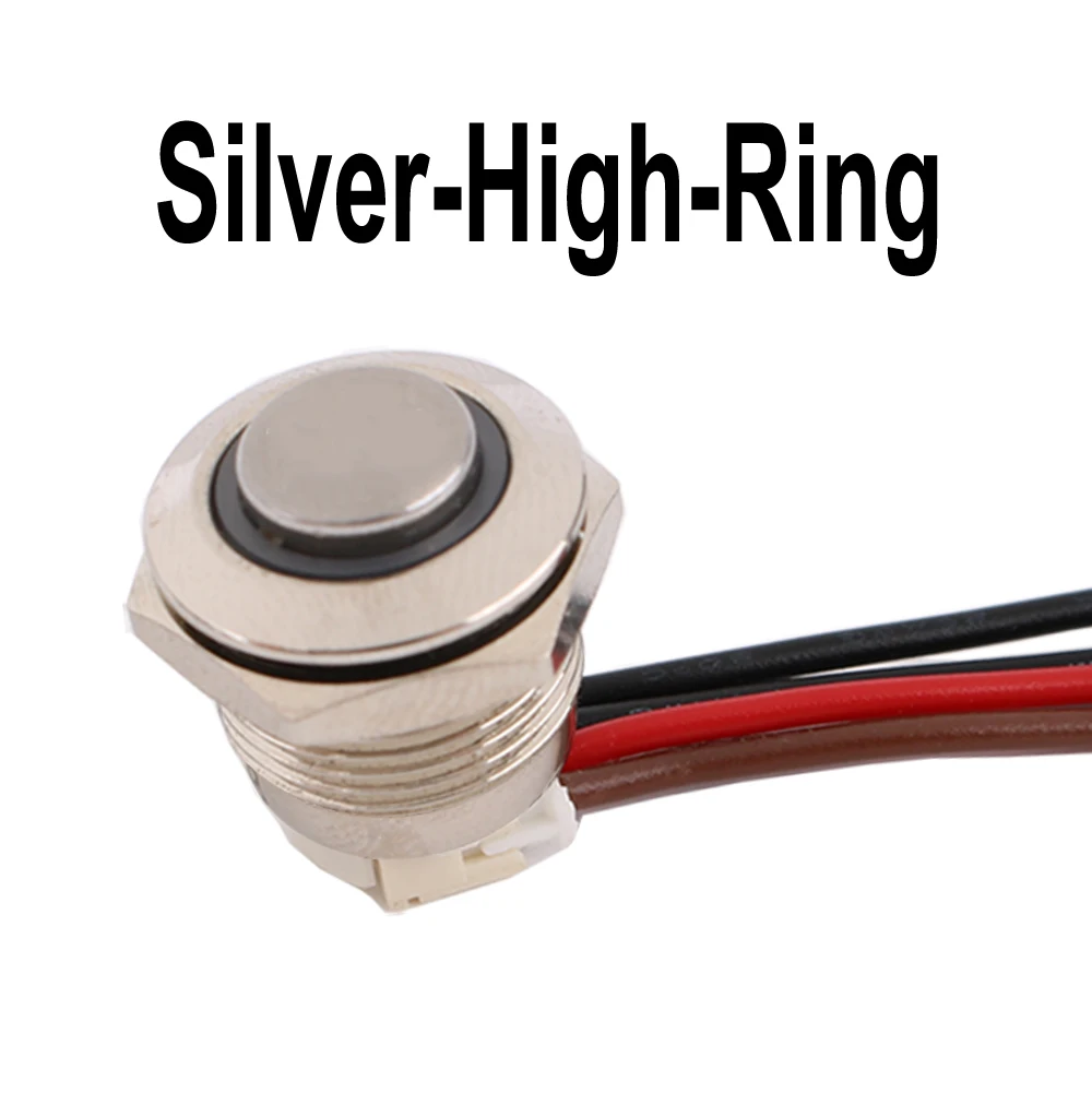 

Водонепроницаемый кнопочный переключатель DIANQI 12 мм красный