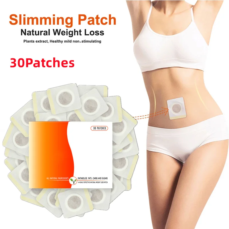 

30Pcs Chinese Hebals Extra Strong Slim Patch Fat Burning Slimming Patch Body Belly Waist WeightLoss Cellulite Fat Burner Sticker