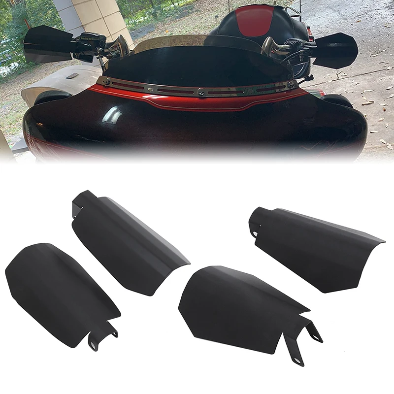 

Matte Black Motorcycle Left Right Handguard For Harley Dyna Low Rider Sportster XL 48 Softail Protector Cover Shade Hand Guard