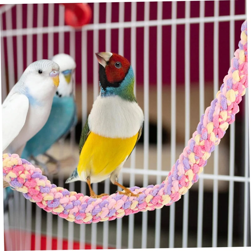 58 См Плетеная Веревочная Игрушка Для Попугаев Хомяков Качели Строгальный Станок