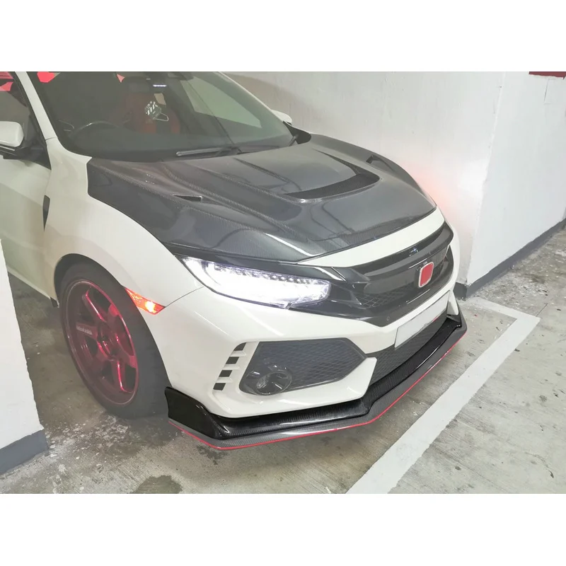 Фото Проливатель автомобильного бампера FK8 Type-R OEM Передняя губа №2