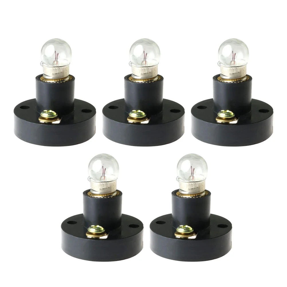 5 Pcs E10 Screw Lamp Base Bulb Light LED Bulbs Micro Physics Experiment Holder Circuit Equipment Socket
