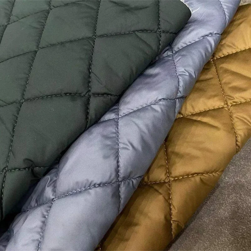 Шерстяная ткань альпака плотная теплая однотонная клетчатая тонкое пальто на