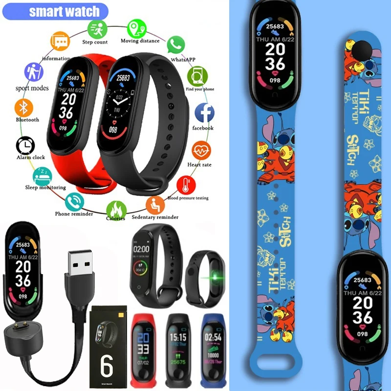 Смарт-часы Stitch часы с шагом Bluetooth синхронная информация о телефоне для мужчин и