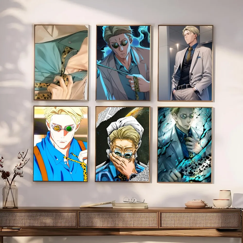 Художественный бумажный постер juютсу Kaisen Nanami Kento с принтом для дома гостиной