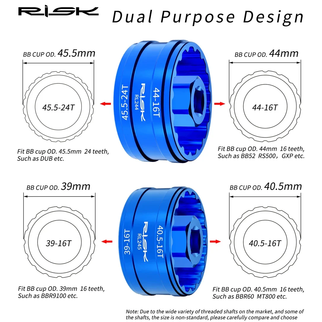 Инструмент для снятия нижнего кронштейна BB44 BB45.5 BB39 BB40.5 DUB BB52 RS500 GXP BBR9100 BBR60 MT800