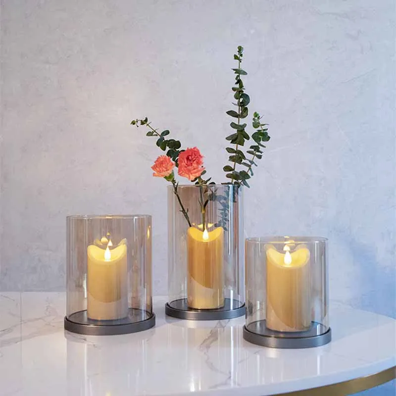 

Уникальные подсвечники в скандинавском стиле, Баночки, стеклянный дизайн, эстетическая палочка для свечей в гостиной, свадебное современное портмоне, украшение для комнаты