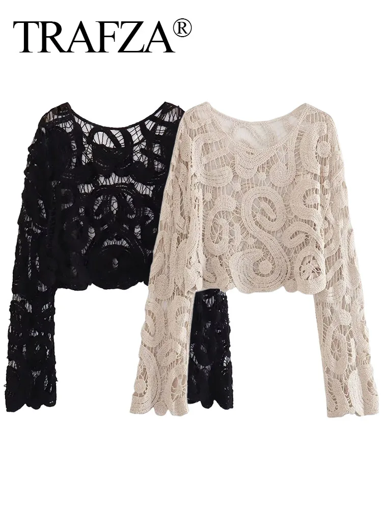 

Женский тонкий пуловер с круглым вырезом и длинным рукавом