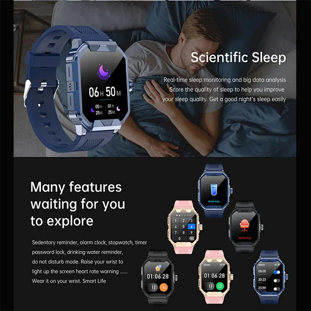 Fw06 Smart Watch Bluetooth-compatible Call Blood Oxygen Heart Rate Monitor Offline Payment Sports Bracelet