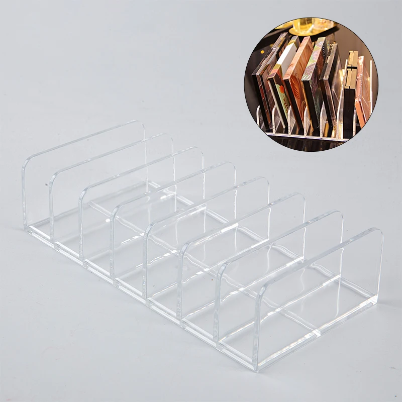 

Eyeshadow Palette Organizer Powder Case Storage Box Makeup Holder Compartment