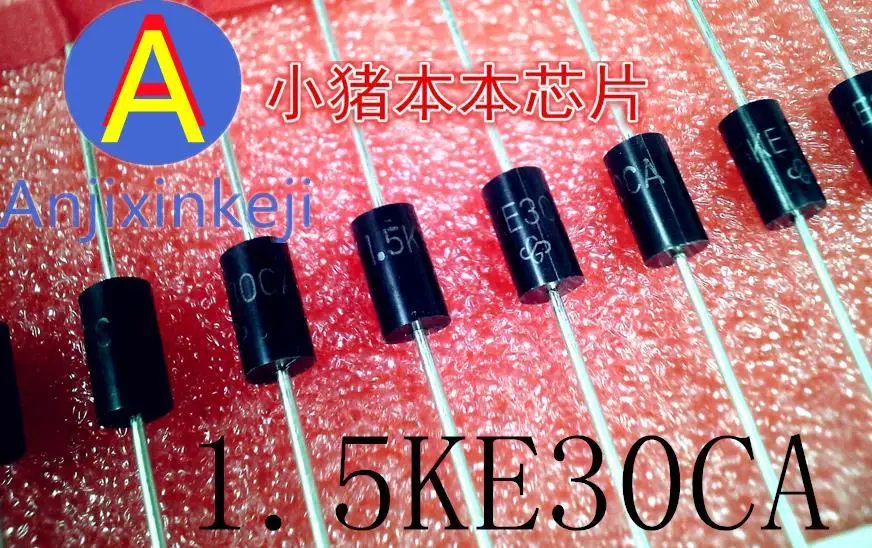 

10pcs 100% orginal new 1.5KE30CA DO-201AD