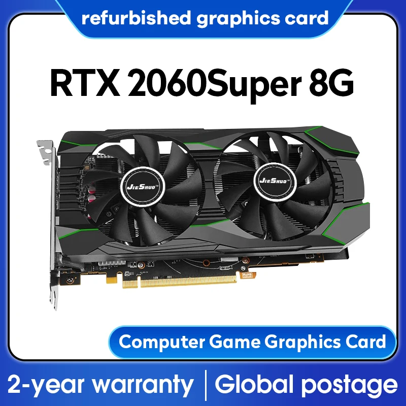 

Видеокарта Jieshuo Rtx 2060 Gddr6, бит, 8 Гб