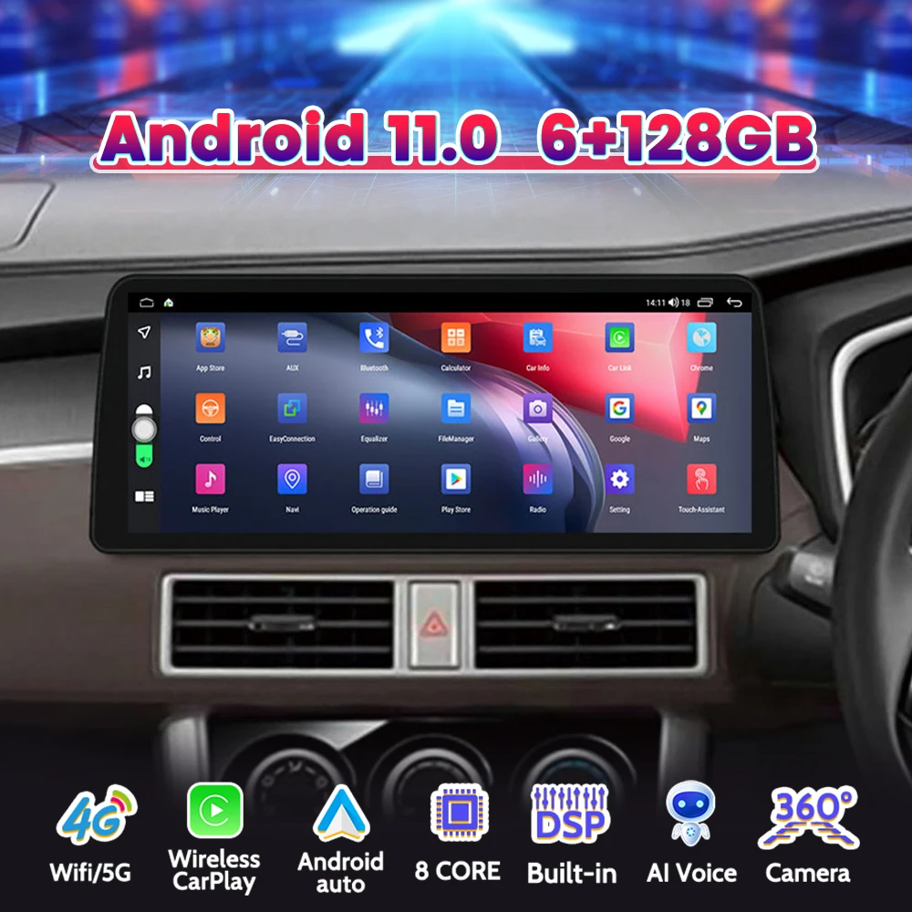

12.3 Inch For Mitsubishi Xpander 2017-2021 Car Radio DVD 8 Core Android 11 Car Multimedia GPS navigation Player Dsp Carplay