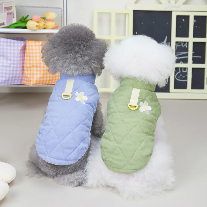 

Small Dogs Clothes Winter Warm Pet Jacket Puppy Dog Coat French Bulldog Vest Chihuahua Yorkie Outfits Pug Teddy Costumes