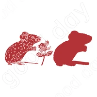 cute mouse metal cutting dies scrapbook diary decoration embossing template diy greeting card handmade hot sale 2022 new arrival