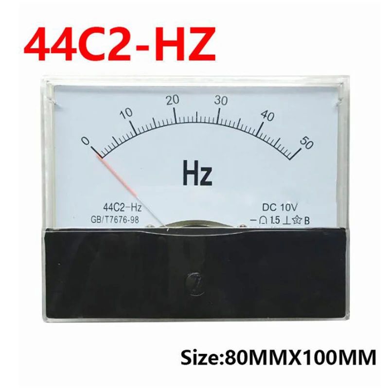 

Преобразователь постоянного тока, аналоговый измеритель частоты 44C2-50HZ DC10V 4-20mA pointer DC, измеритель частоты Гц, Магнитный Измеритель