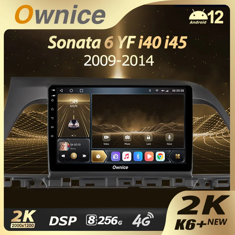 

Автомагнитола Ownice K6 + 2K для Hyundai Sonata 7 LF 2014-2017, мультимедийный видеоплеер, навигация, стерео, GPS, Android 12, 2din, DVD