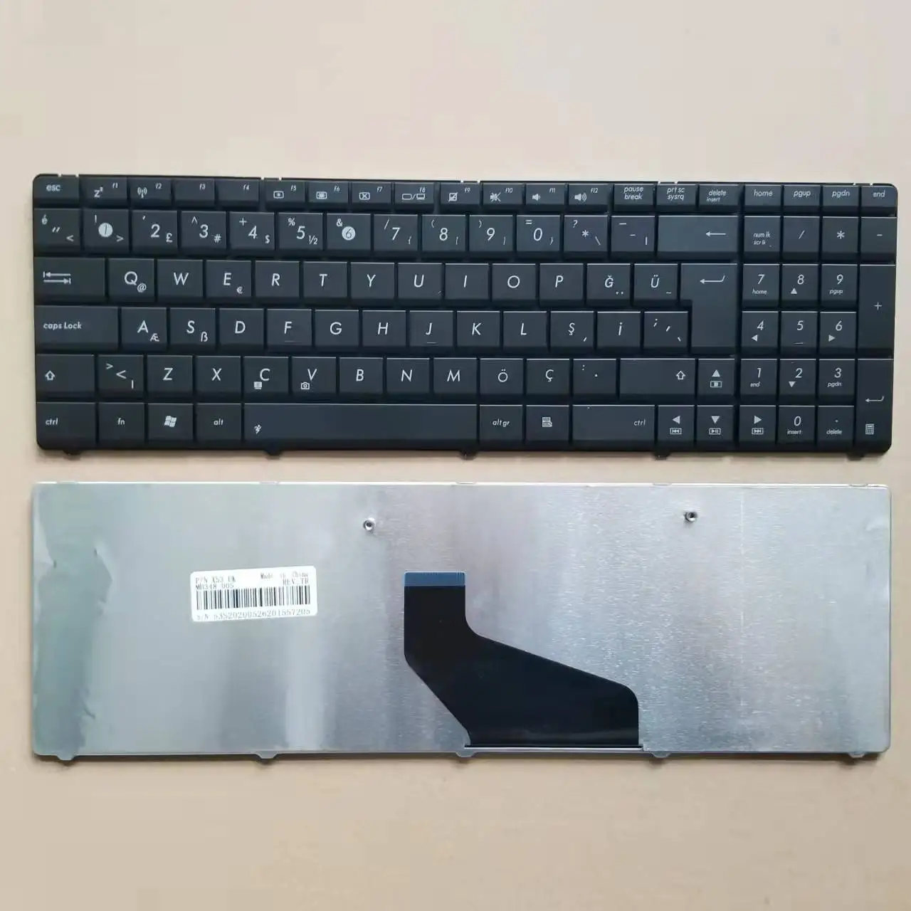 

New Turkish TR Keyboard For Asus K53TA X53B X53U K53U K53Z K53B K53T Laptop Black