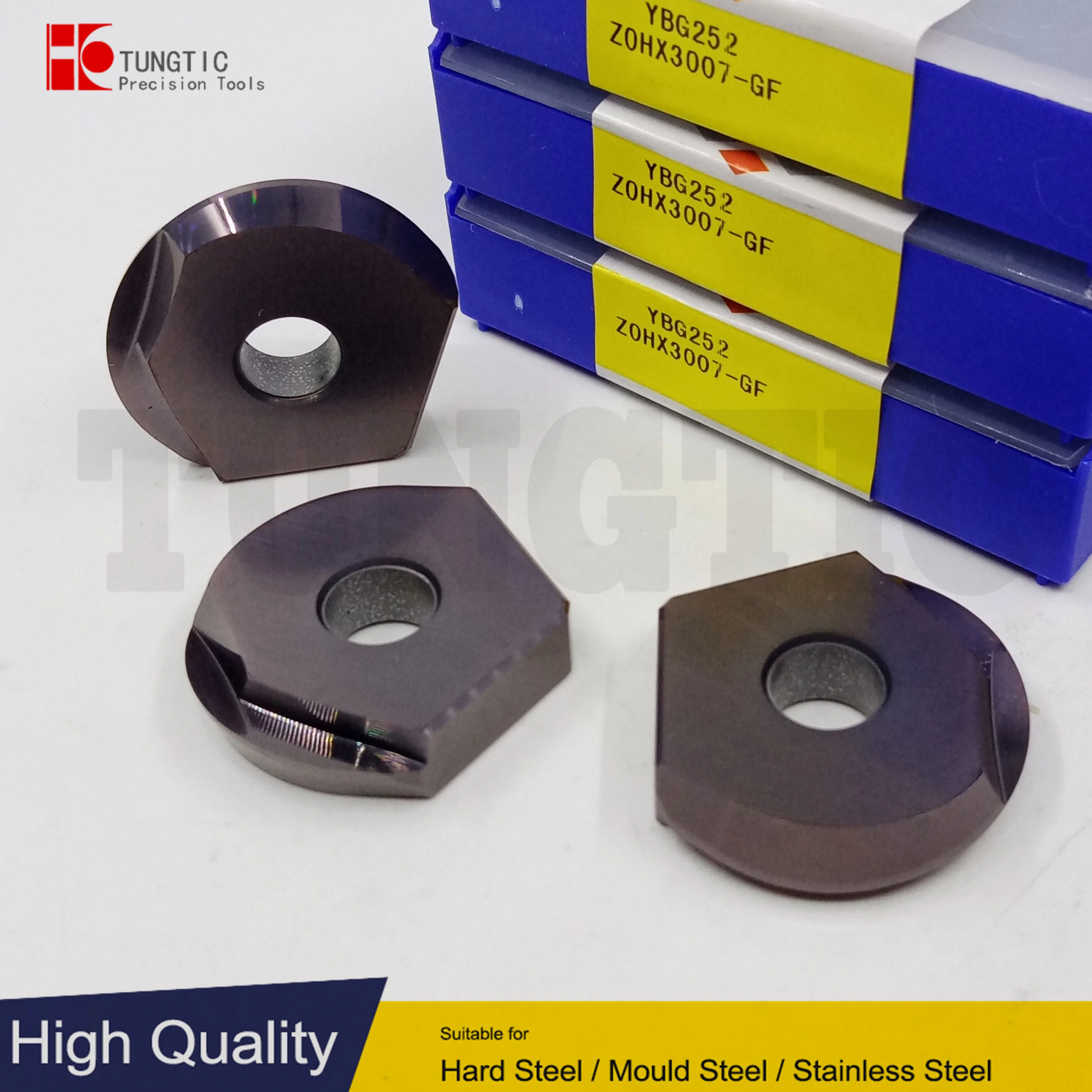 

TUNGTIC ZOHX 3007-GF ZOHX3007-GF Milling Inserts Carbide Cutter For Cast Iron