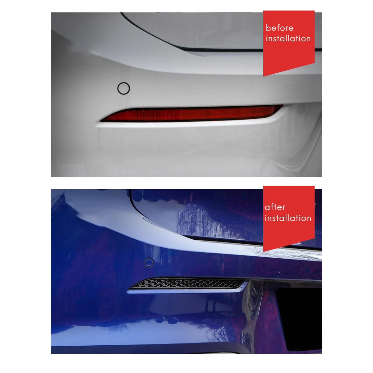 Аксессуары для Golf8 MK8 2021 рамка заднего бампера автомобиля декоративная отделка