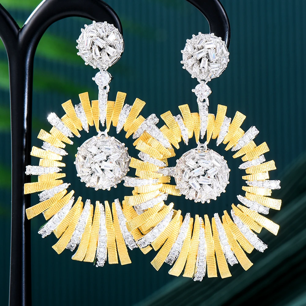 GODKI 56 мм Роскошные длинные висячие серьги в Саудовской Аравии для женщин