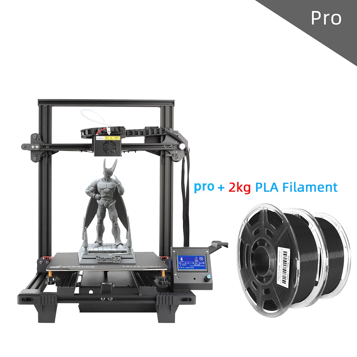 

Новый Ideaformer Pro 3D-принтеры FDM TMC2208 драйвер Магнитная алюминиевая плита горячего отжига принтер 300*300*350 мм 3D-принтеры DIY Kit самостоятельно собрат...