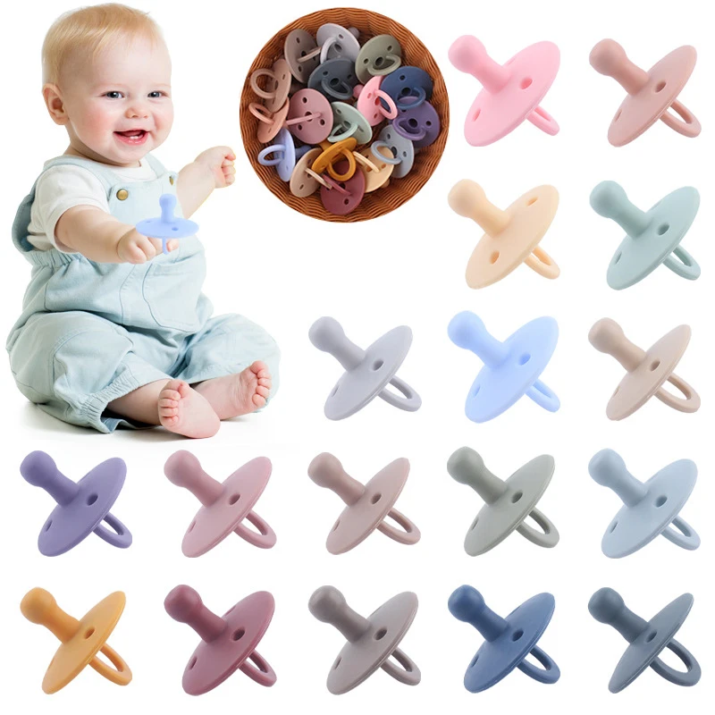 

1PCS Baby Silicone Pacifier Food Grade Care Product Soft Baby Nipple Soother Pacifier Nursing Accessories