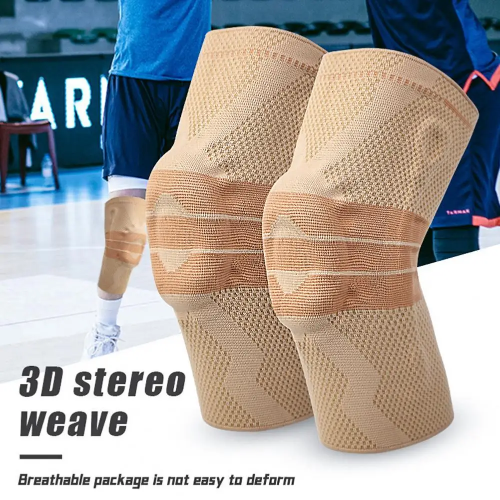 

Protection Knee Brace Support Comfortable Nylon Anti-collision Elastic Knee Pad Knee Protector Spring Knee Pad
