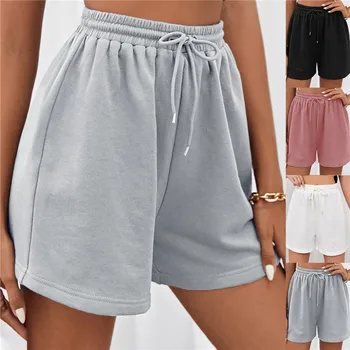 Women Simple Shorts Cotton Cozy Casual Shorts Home Yoga Beach Pants Female Sports Shorts Indoor Outdoor Wide Leg Bottoms 2023 1