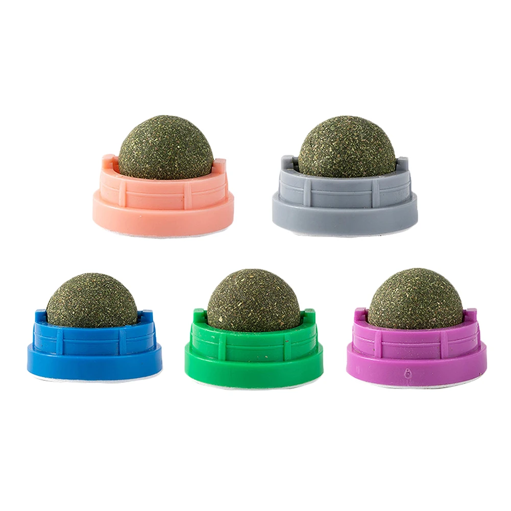 Настенный игрушечный мяч-наклейка для кошек подходит здорового и натурального