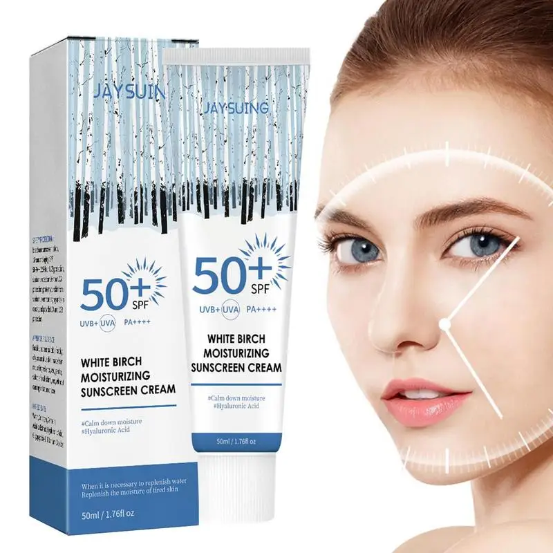 

Spf Face Moisturizer Facial Sunscreen Cream Moisturizing Sunblock Long-Lasting Cream With Broad Spectrum UVA/UVB Protection