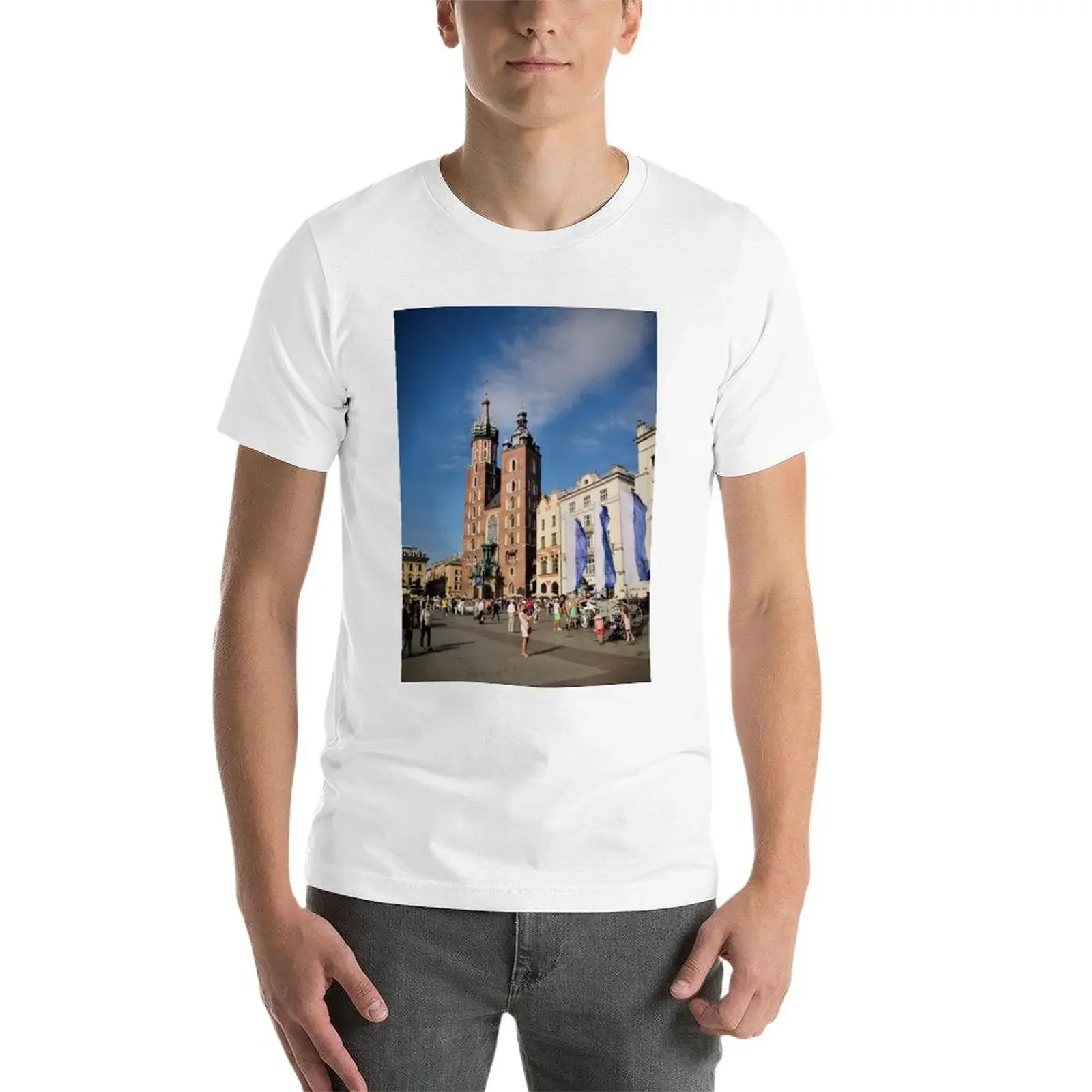 Футболка мужская с изображением базилики Св. Марии спортивный поклонник