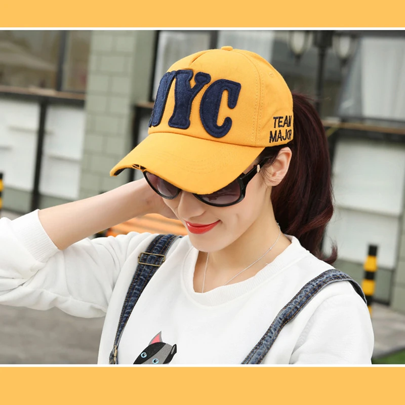 

Embroidery NYC Baseball Hats Washed Cotton Cap for Men Women Gorras Snapback Caps Baseball Caps Casquette Dad Hat Gorras Hombre