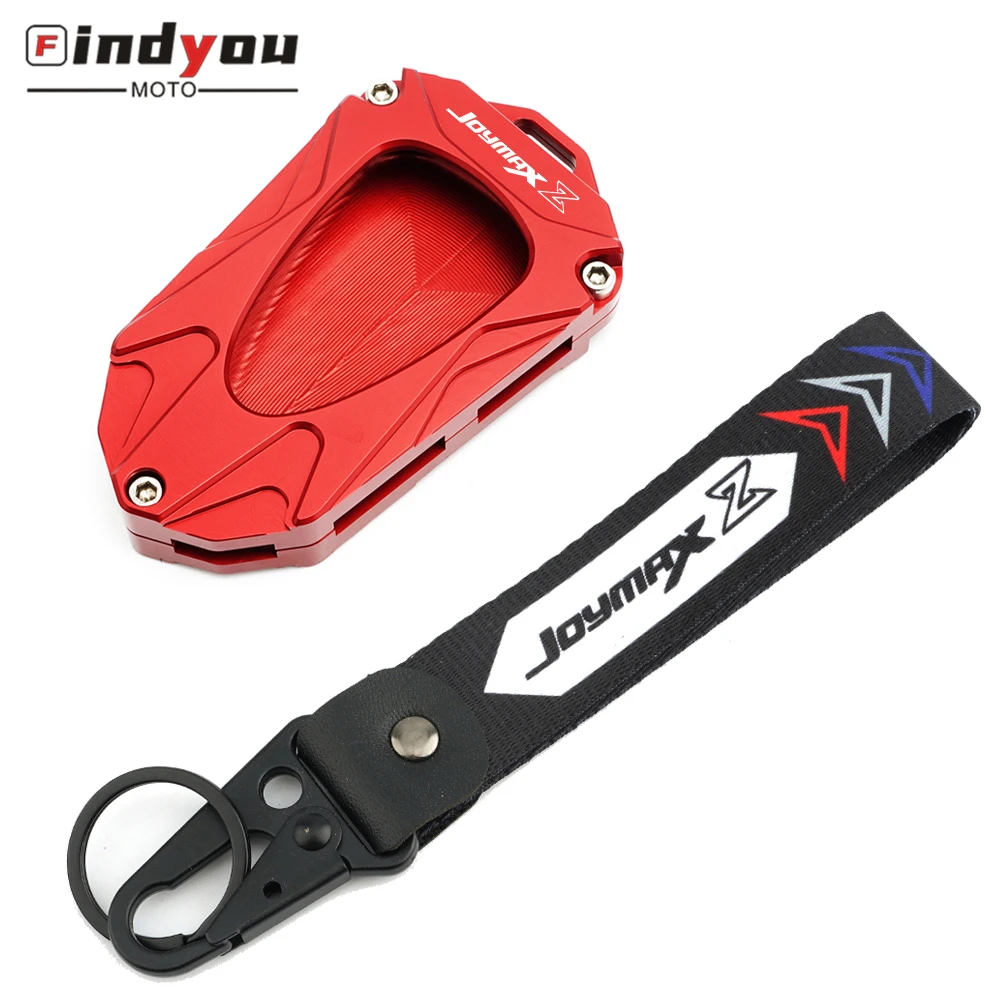 

5 Color Motorcycle CNC Accessories Key Case Cover Key Shell Protector For SYM Joymax Z125 Z250 Z300 Z 125 250 300 Keychain Ring